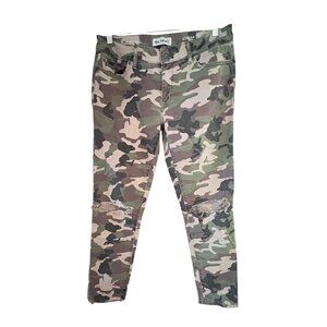 DL1961 Emma Power Legging Warden Camo Print Womens Jeans 86% Cotton STRETCH